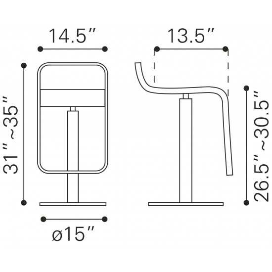 Equino Barstool Espresso