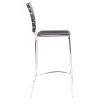 Criss Cross Counter Chair (Set of 2) Espresso