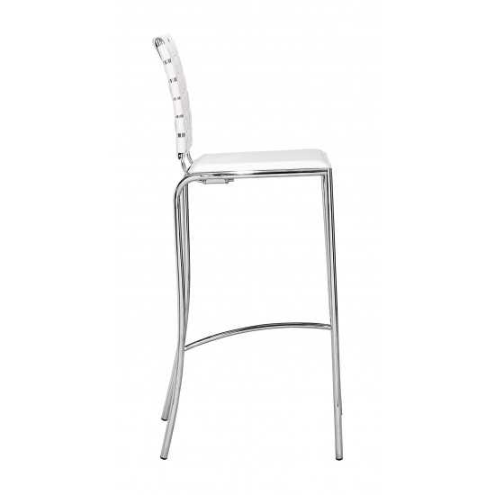 Criss Cross Bar Chair (Set of 2) White