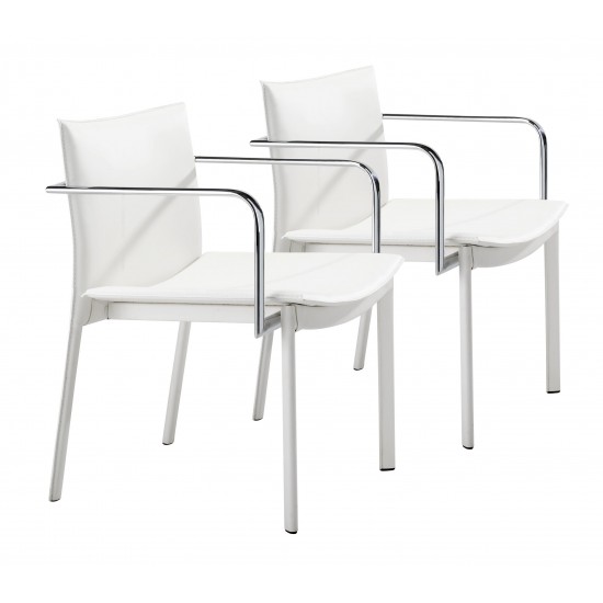 Gekko Conference Chair (Set of 2) White