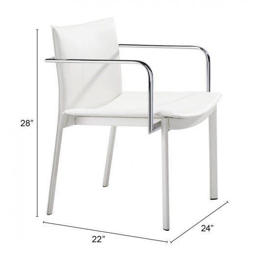 Gekko Conference Chair (Set of 2) White