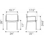 Gekko Conference Chair (Set of 2) White