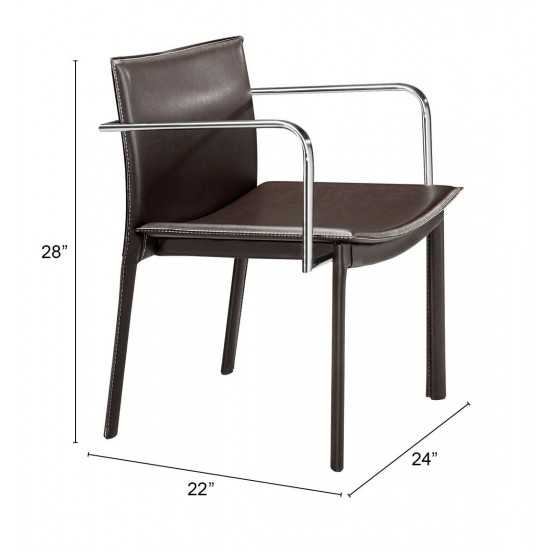 Gekko Conference Chair (Set of 2) Espresso