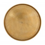 Set of 2 Como Accent Tables Antique Gold
