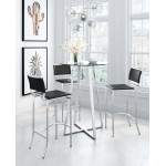 Lemon Drop Bar Table Chrome