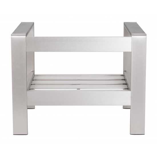 Cosmopolitan Arm Chair (Frame only) Brushed Aluminum