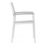 Metropolitan Arm Chair (Set of 2) Brushed Aluminum