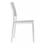Metropolitan Armless Chair (Set of 2) Brushed Aluminum