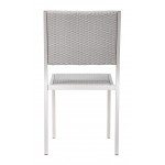 Metropolitan Armless Chair (Set of 2) Brushed Aluminum