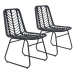 Laporte Dining Chair (Set of 2) Black