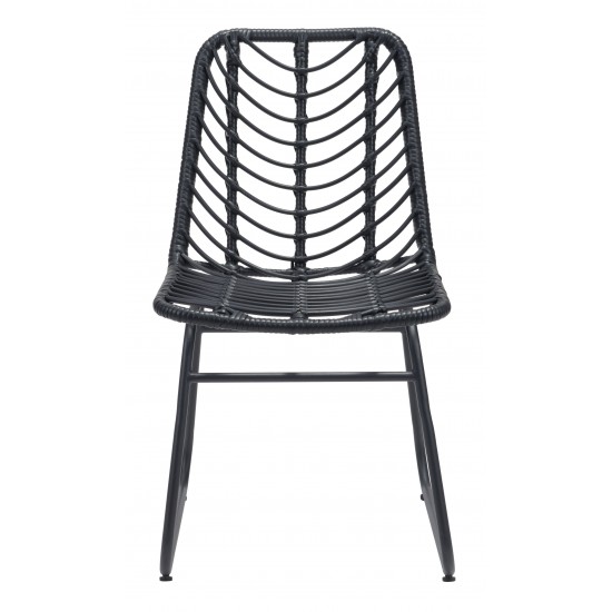 Laporte Dining Chair (Set of 2) Black