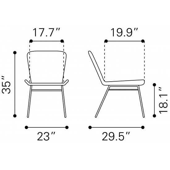 Lorena Dining Chair (Set of 2) Natural