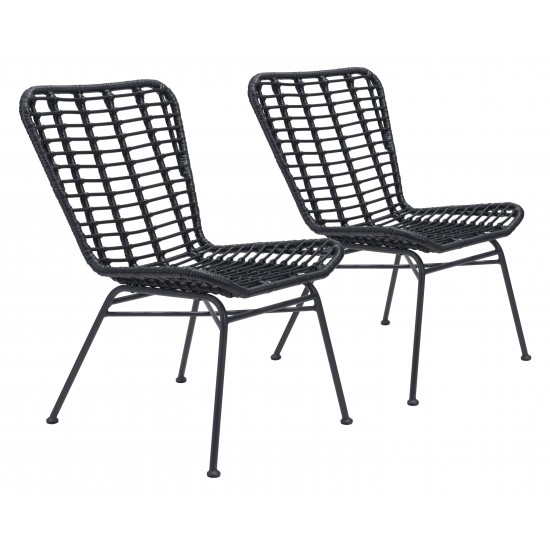 Lorena Dining Chair (Set of 2) Black