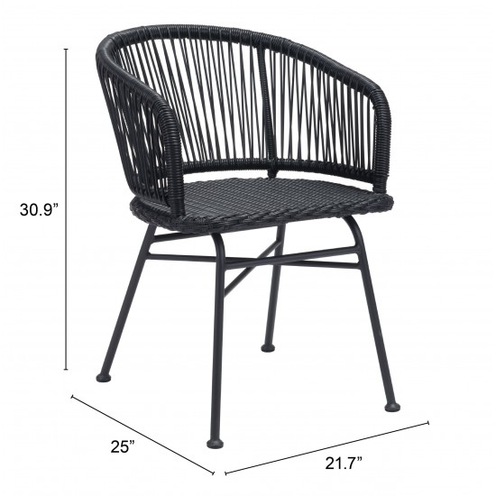 Zaragoza Dining Chair (Set of 2) Black