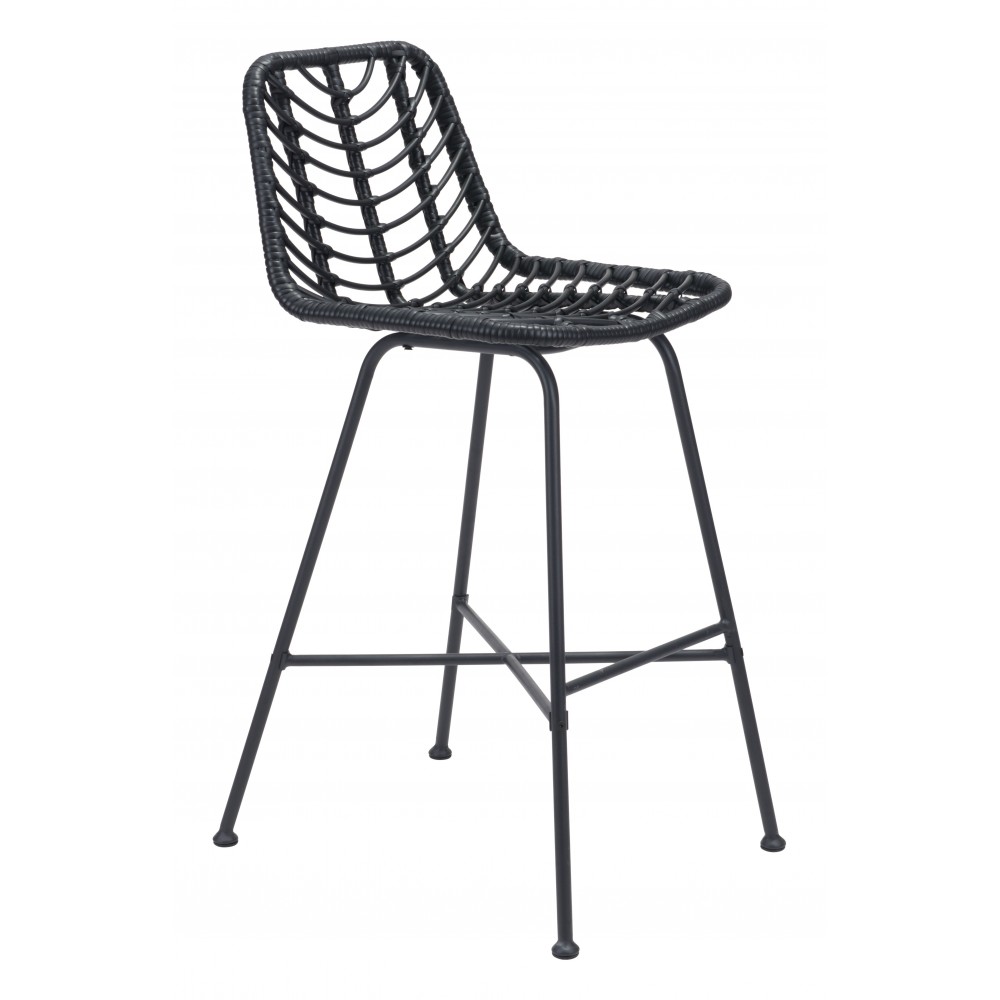 Malaga Bar Chair Black