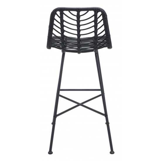 Malaga Bar Chair Black