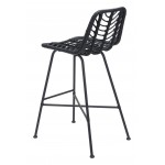 Malaga Bar Chair Black