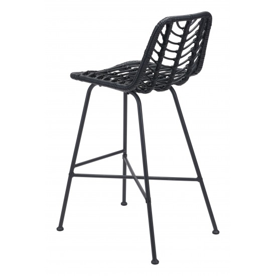 Malaga Bar Chair Black