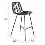 Malaga Bar Chair Black