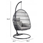 Bilbao Hanging Chair Gray