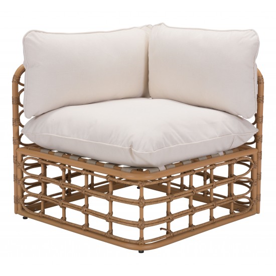 Kapalua Corner Chair Beige & Natural