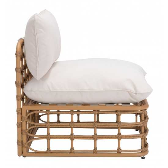 Kapalua Middle Chair Beige & Natural