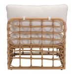 Kapalua Middle Chair Beige & Natural