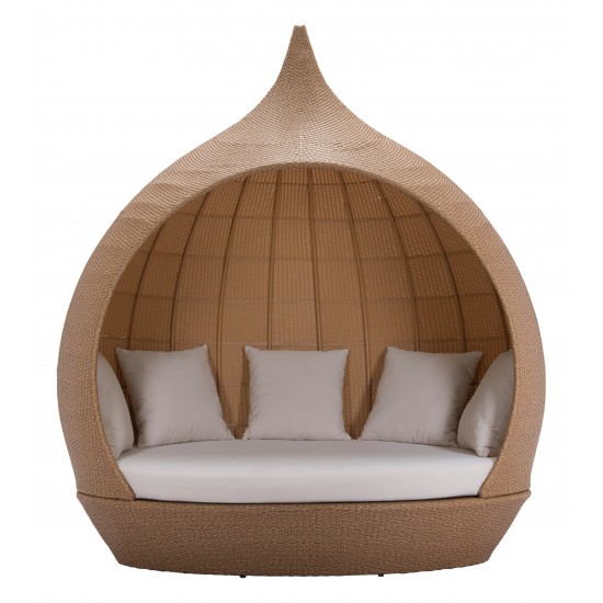 St Lucia Beach Daybed Beige & Natural