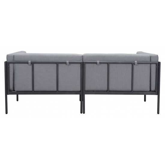 Cancun Sofa Dark Gray