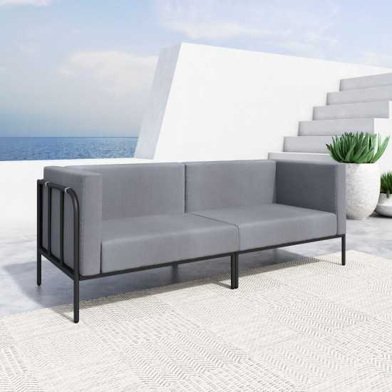 Cancun Sofa Dark Gray