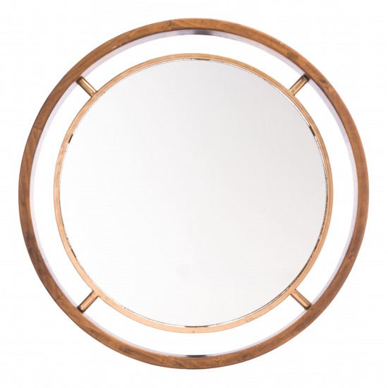 Round Mirror Gold