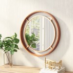 Round Mirror Gold