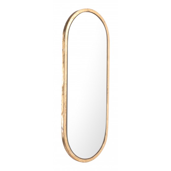 Oval Gold Mirror Gold