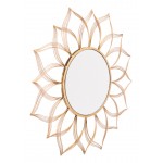 Flower Mirror Gold