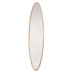 Large Oval Mirror Gold