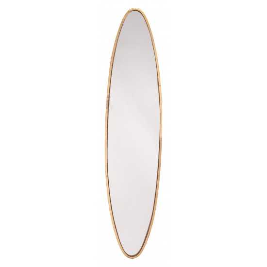 Large Oval Mirror Gold