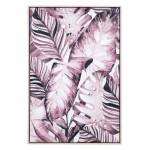 Tropical Palm Canvas Sepia