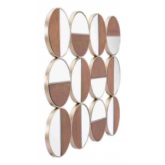 Cycle Round Mirror Multicolor