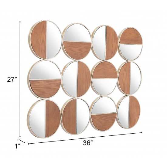 Cycle Round Mirror Multicolor