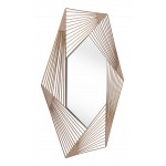 Aspect Hexagonal Mirror Gold