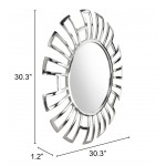 Calmar Round Mirror Aluminum