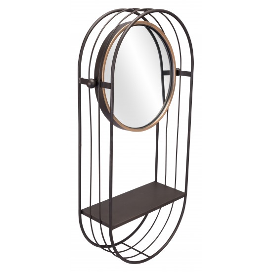 Saroni Mirror Shelf Gray