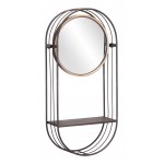 Saroni Mirror Shelf Gray