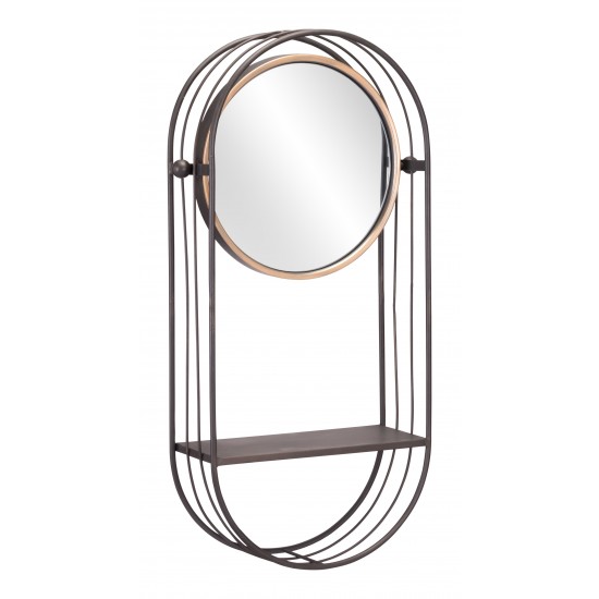 Saroni Mirror Shelf Gray