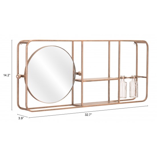 Thornhill Mirror Shelf Gold