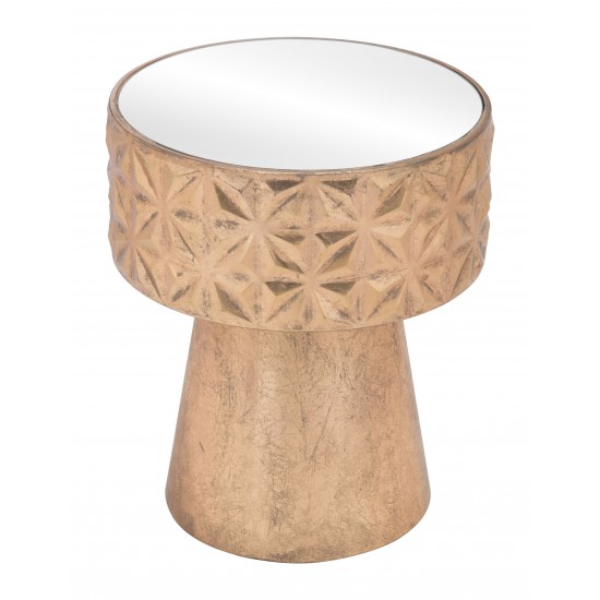 Aztec Side Table Gold