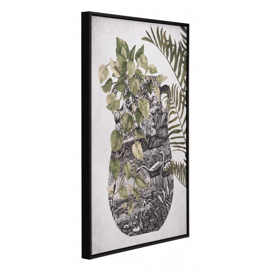 Greenery Canvas Wall Art Multicolor