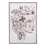 Mujer Canvas Wall Art Multicolor