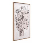 Mujer Canvas Wall Art Multicolor