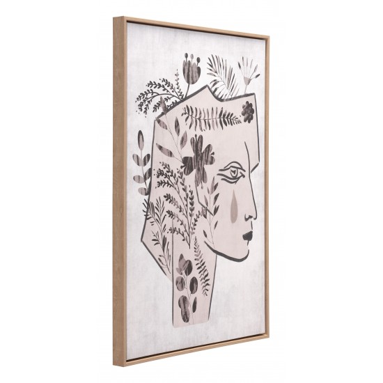 Mujer Canvas Wall Art Multicolor